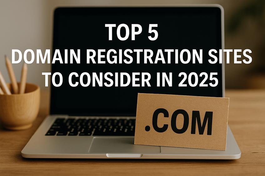 Top 5 Domain Registration Sites To Consider In 2025